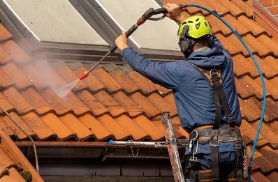 Démoussage et hydrofuge de toiture à Chavoy